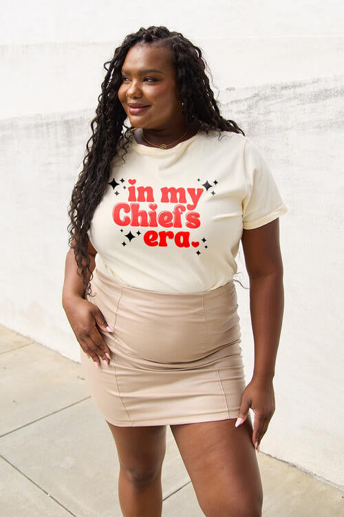 Simply Love Full Size IN MY CHIEFS ERA Short Sleeve T-Shirt - Create the impossible