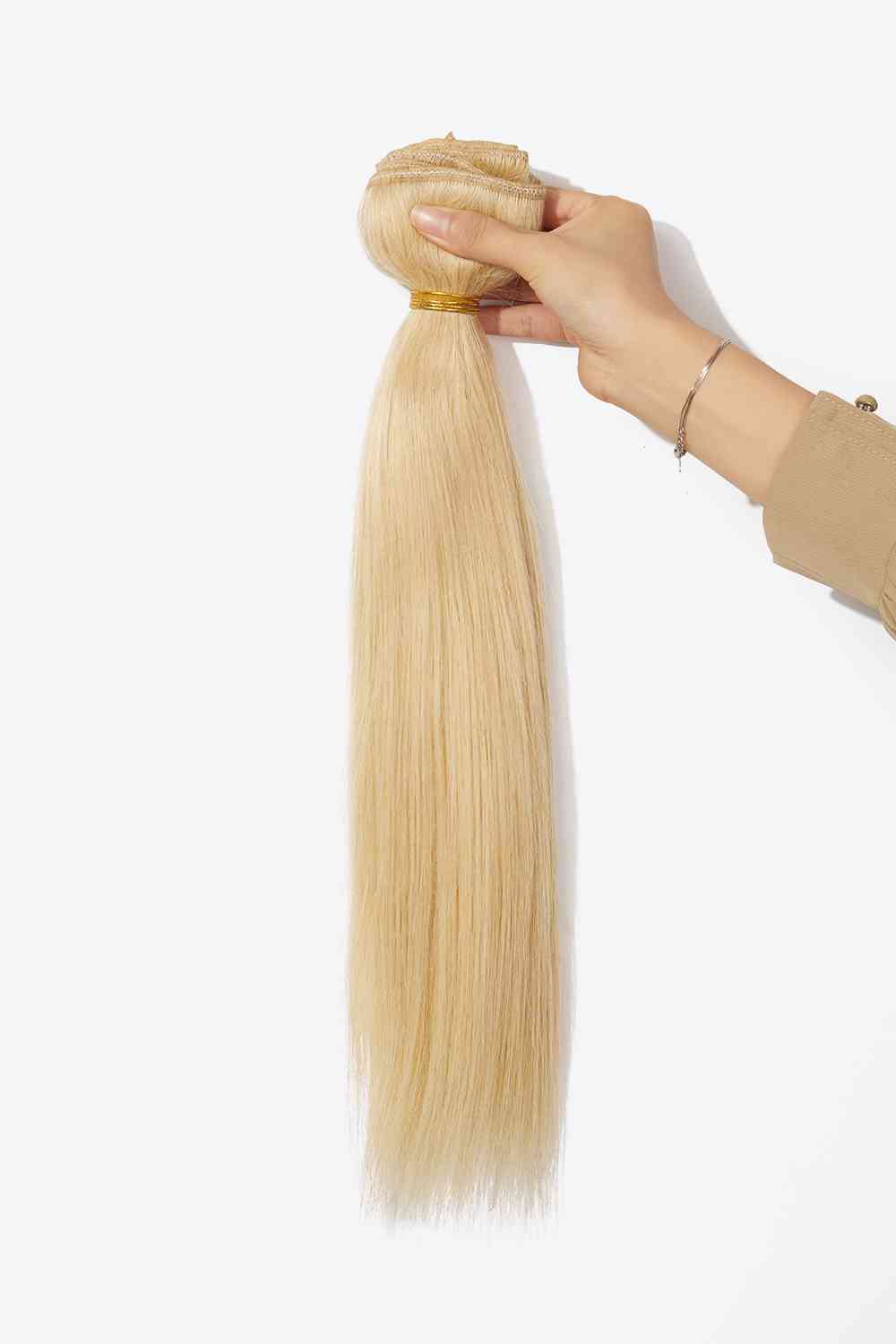 20" 200g #613 Clip-in Hair Extensions Human Hair
