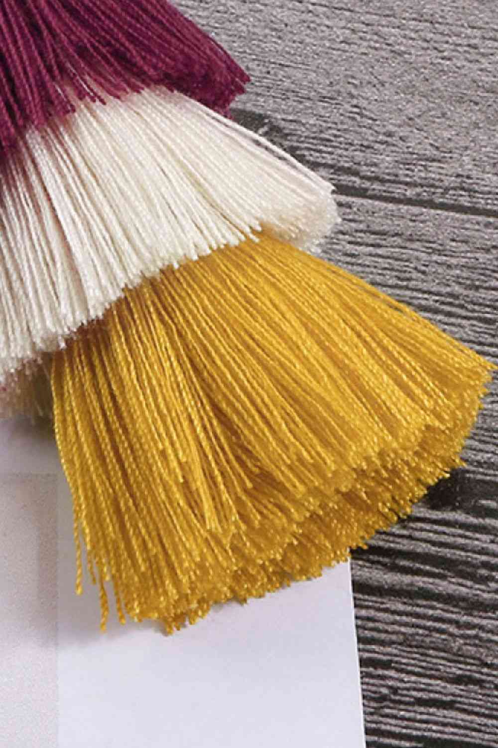 Layered Tassel Keychain