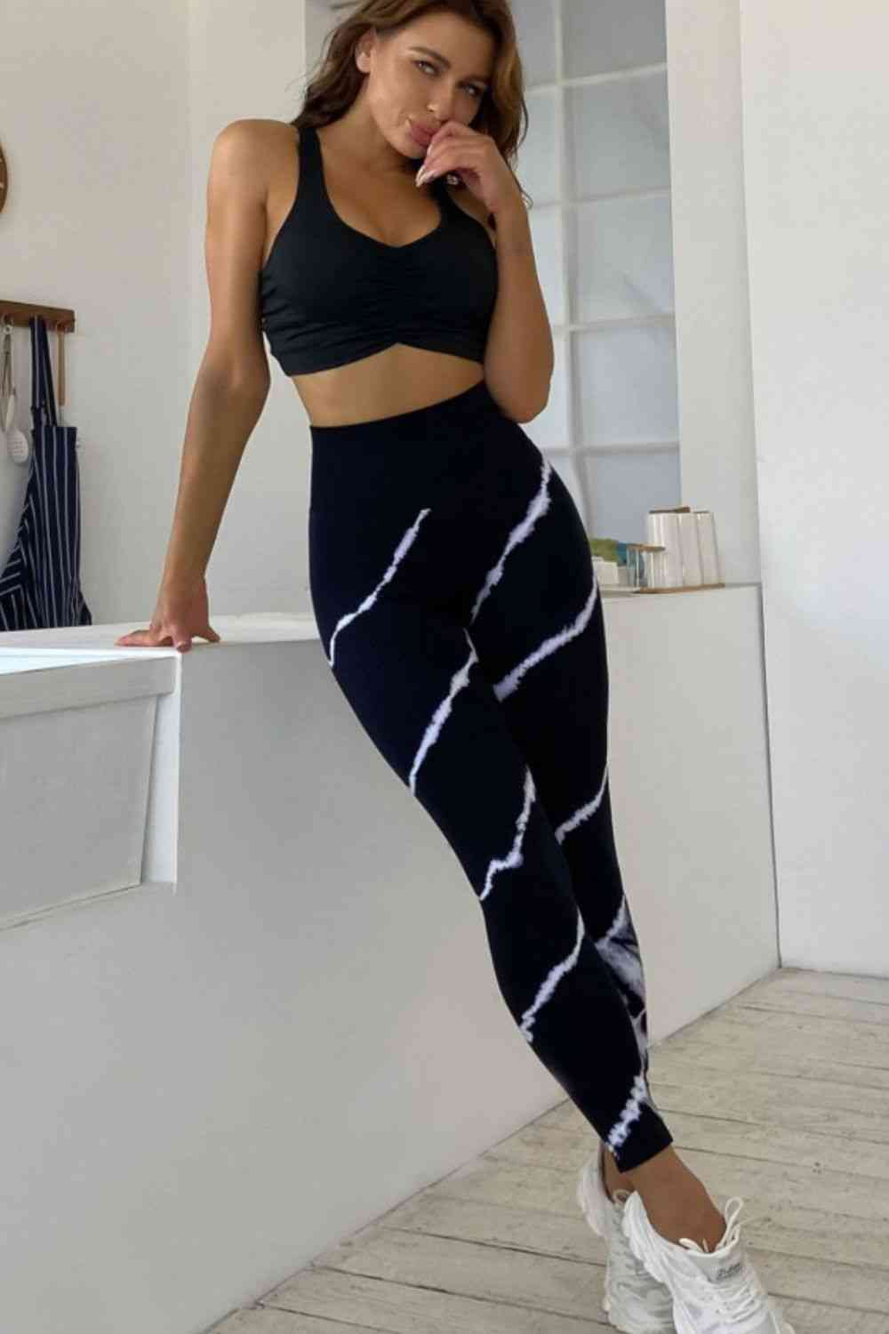 Slim Fit High Waist Long Active Pants - Create the impossible