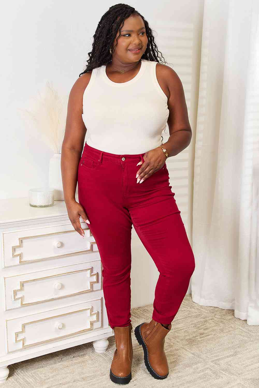 Basic Bae Full Size Round Neck Tank - Create the impossible