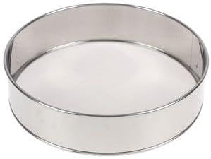 ya 14 9.20 baidi Kitchen Fine Mesh Flour Sifter Round Stainless Steel Flour Sieve Strainer Sif-wq-2