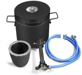 ya 14 9.20 zhengce Propane Melting Fur ce Metal Foundry Fur ce Kit/Graphite Crucible & Tongs-4