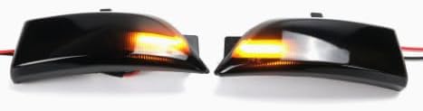 ya 4 8.10 2x Smoked for Ford Ranger T6 Raptor Sequential LED Side Mirror Signal Indicator