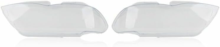 ya 4 8.10 Front Headlight Lamp Lens Cover LH +RH Clear For 2004-2006 for BMW X5 E53 530i 544i