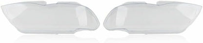 ya 4 8.10 Front Headlight Lamp Lens Cover LH +RH Clear For 2004-2006 for BMW X5 E53 530i 544i