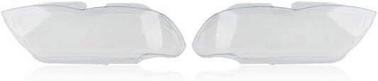 ya 4 8.10 Front Headlight Lamp Lens Cover LH +RH Clear For 2004-2006 for BMW X5 E53 530i 544i