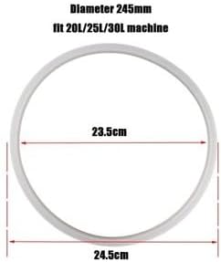 ya 28 10.13 baidi 2Pcs Sa ge Stuffer Maker Spare Pluger Gasket Silicone Ring Fit for 10/12/15L-3