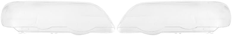 ya 4 8.10 Pair Left Right Front Headlight Headlamp Lens Cover for BMW X5 E53 2000-2003