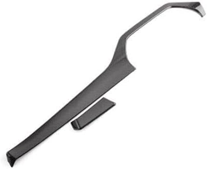 ya 5 8.24 baidi ABS Carbon Center Console Dash Strip Trim 2X for Nissan for Altima Teana 2019-2023
