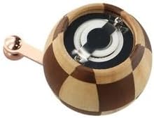 ya 14 9.20 baidi Chessboard Hand Cranked Pepper Grinder Kitchen Solid Wood Seasoning Jar New-1