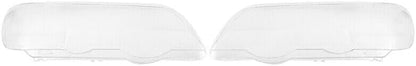 ya 4 8.10 Pair clear headlight glass scatter disc cover for BMW X5 E53 2000-2003