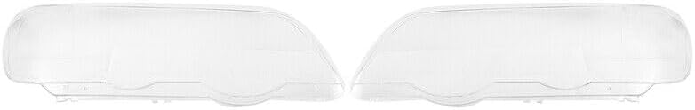 ya 10 9.16 zhengce Pair clear headlight glass scatter disc cover for BMW X5 E53 2000-2003