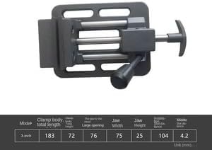 ya 28 10.13 baidi Heavy Duty Rapid Drill Press Flat Vise Pision Bench Drill Woodworking Jig