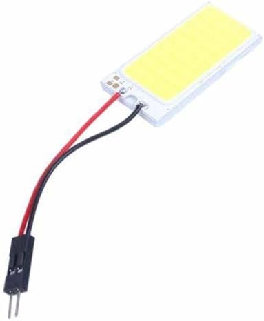 ya 4 8.8 10X 48SMD COB White LED Panel Festoon T10 BA9S Car Interior Dome Map Bulb 