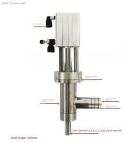 ya 28 10.13 baidi Discharge Nozzle Paste Liquid Filling Head Filling Machine Accessories-2
