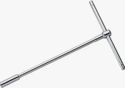ya 9 10.24 1Pc 19mm Metric T-Handle T Handle 45#Steel Socket Wrench Tool for Car Motor