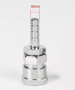 ya 14 9.20 baidi Air Tool Pressure Adapter High Flow Coupler 8mm Barb x 1/2¡± Socket Fitting 2pcs-1