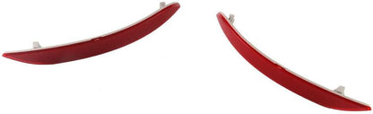 ya 13 9.15 baidi 2 Rear Bumper Reflectors for 2013-2016 for BMW X1 E84 Left and Right Red