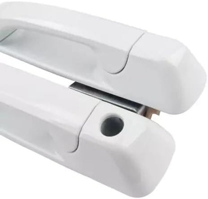 ya 10 9.16 baidi Set of 4 Bright White Door Handles for 2012-2018 for Dodge for Ram 1GH19GW7AD