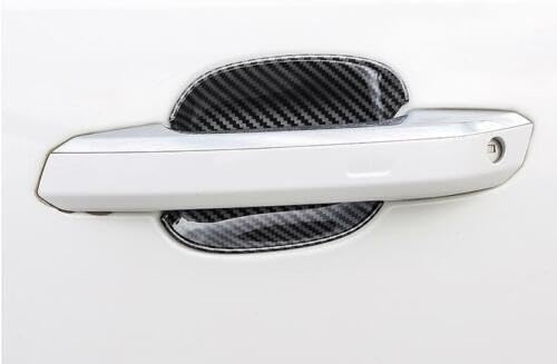 ya 2 8.15 for Audi Q5 2018-2021 ABS Carbon Fiber Car Exterior Door Cover Trim 
