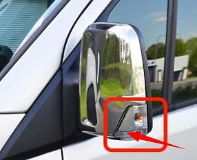 ya 11 9.14 baidiKUAFU Mirror Light Left Driver Side for VW Crafter Sprinter 06 2007-2021