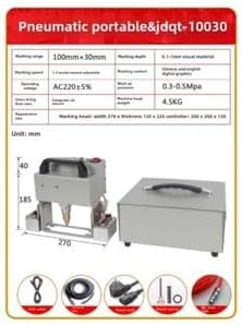 ya 28 10.13 baidi Pneumatic Electric Portable Marking Machine Marking Machine Steel Die Flange-10