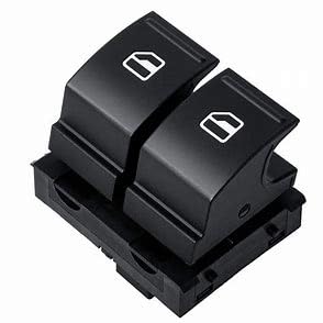 ya 6 8.14 2PCS Window Switch Button for VW for Golf for SEAT Altea Driver Side 5ND959855 5K3959857