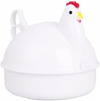 ya 14 9.20 baidi Chicken Shaped Egg er for Microwaves For 4 Eggs and Small Foods-1