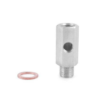 ya 5 8.10 M14x1.5Female Oil Pressure Sensor Tee 1/8NPT to M14x1.5 Male Adapter Supply Feed
