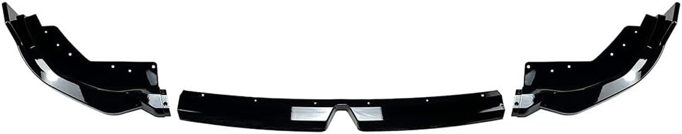 ya 2 8.15 Front Bumper Lip Spoiler Black for BMW 3 Series G20 LCI M Sport 320i 325i 2023+