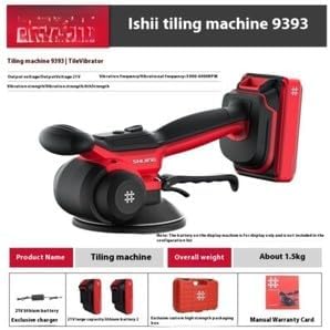 ya 14 9.20 zhengce 6-Speed Tile Tiling Machine Electric Tile Paver Wall Floor Laying Vibrating-7