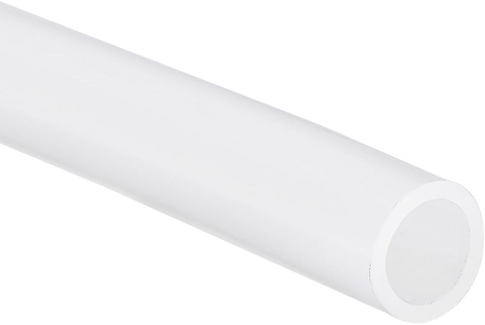 ya 14 9.20 baidi 8mm OD 6mm ID 4m Long PA12 Nylon Tube for Air Line Brake Fluid Transfer White-1