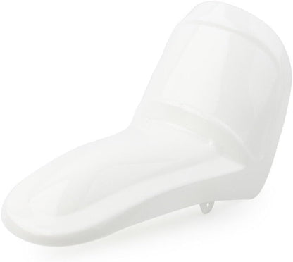 ya 4 8.10 for Yamaha PW50 Y-Zinger 50 Motorcycle White Front Fender Mudguard Guard