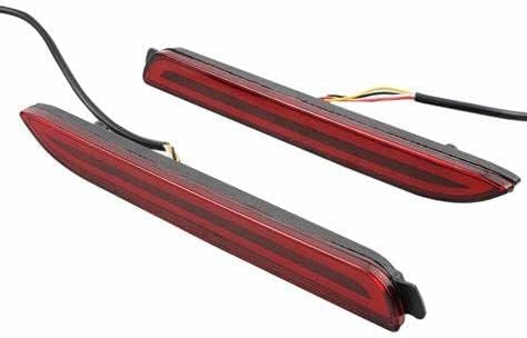 ya 4 8.8 for Toyota RAV4 2019-2024 LED Red Rear Fog Bumper Brake Light Tail Light Driving Light 