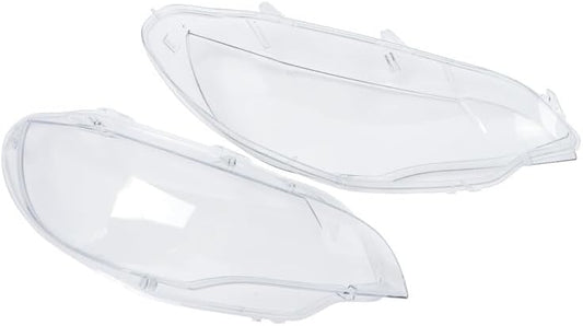 ya 4 8.10 Paar Scheinwerferglas Linsen Streuscheiben Abdeckung Fur for BMW E71 X6 2008-2014