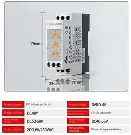 ya 28 10.13 baidi DVRD - 12/24/48 DC Voltage Sensitive Monitor Relay Under & Over Voltage Relay-7