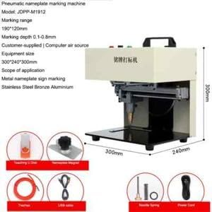 ya 14 9.20 zhengce Engraving Machine Automatic Metal Pneumatic Marking Computer Engraving Mach-10