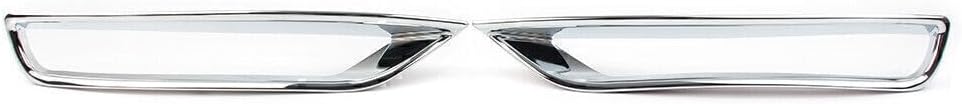 ya 4 8.14 Chrome Rear Fog Light Lamp Cover Trim for Subaru forester 2013-2018 ABS 2pcs