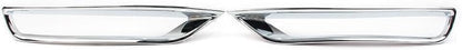ya 4 8.14 Chrome Rear Fog Light Lamp Cover Trim for Subaru forester 2013-2018 ABS 2pcs