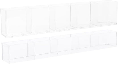 ya 26 10.21 baidi 1 Set Straw Holder For Cabinet Door: Acrylic Transparent Straw Dispenser