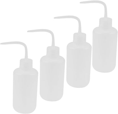 ya 26 10.21 baidi Lab Right Angle Bent Tip Plastic Liquid Stora Squeeze Bottle 250mL 4 Pcs