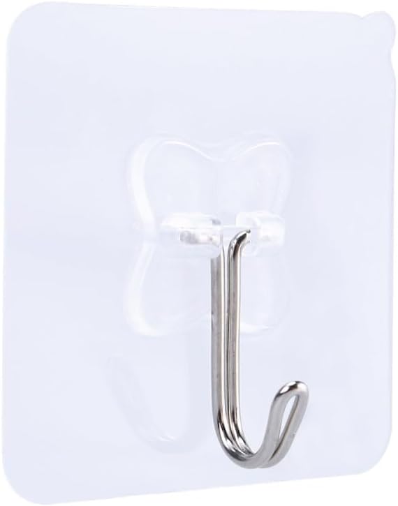 ya 26 10.21 baidi 5pcs Pack Transparent PVC Strong Suction Cup Sucker Window Wall Hooks Hanger