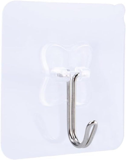 ya 26 10.21 baidi 5pcs Pack Transparent PVC Strong Suction Cup Sucker Window Wall Hooks Hanger