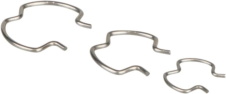 ya 10 9.16 baidi 18-Pack Quick Connector Clamp Transmission Oil Cooler Cable Clamp 6-3/8 Inch 1/2 Inch 5/8 Inch -