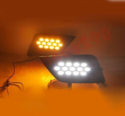 ya 10 9.16 zhengce 2X for Nissan Sentra 2016-2019 LED Driving Lights Turn Signal Lights Fog Li