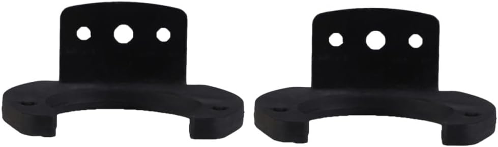 ya 26 10.21 baidi 2 PCS Microphone Wall Hangers Mount Hook Holder (Black)