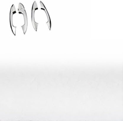 ya 2 8.15 Suitable for Mercedes-Benz C-Class W205 ABS Silver External Door Handle Cover Decoration 15-21