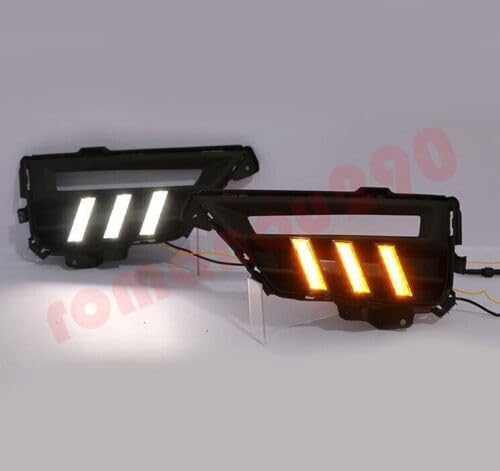 ya 4 8.14 2020-2022 for Honda CR-V Front LED Daytime Running Lights Turn Signal Lights 2X