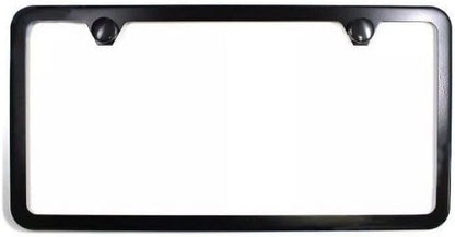 ya 9 10.24 Car License Plate Frame Cover Hood Rear Trunk Matte Black for